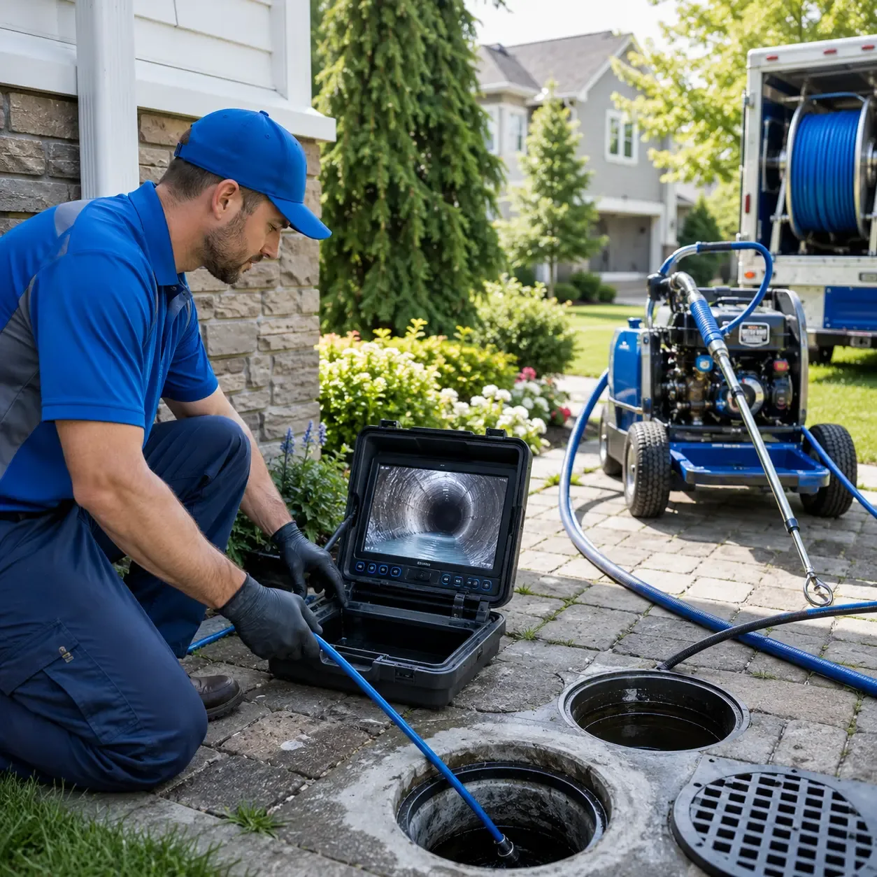 Outdoor drain cleaning professionals serving Wilburton, OK