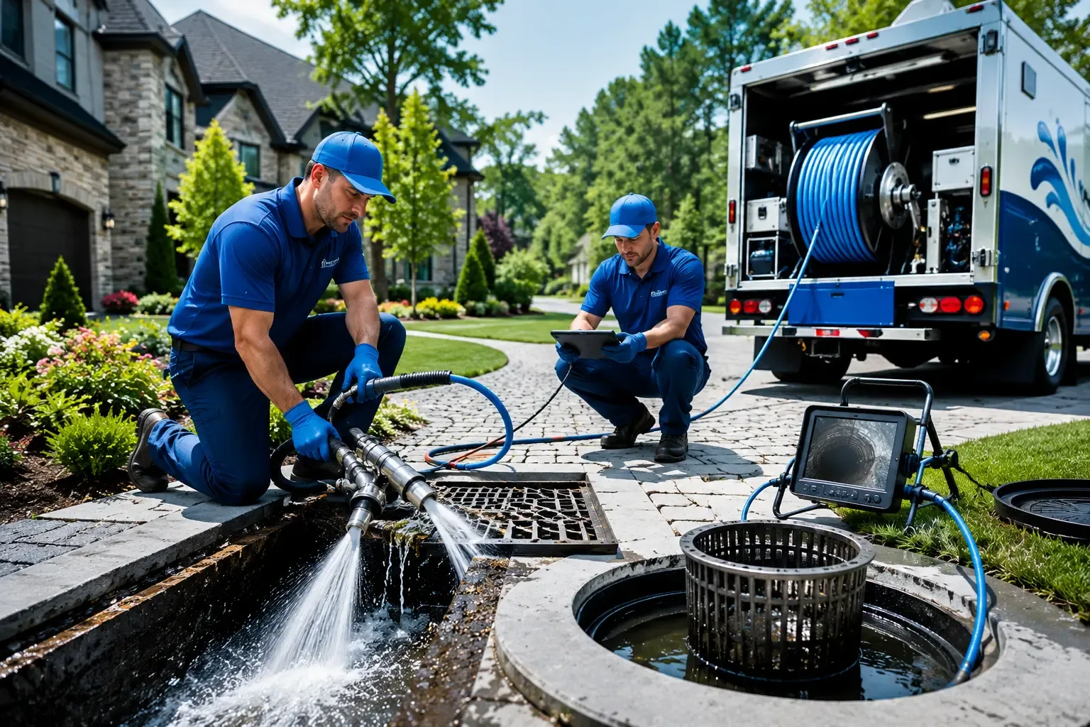 Local outdoor drain cleaning professionals in Wilburton, OK
